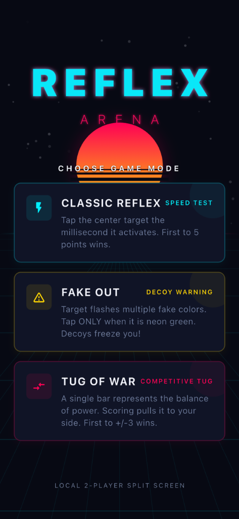 Reflex Arena Game Screen