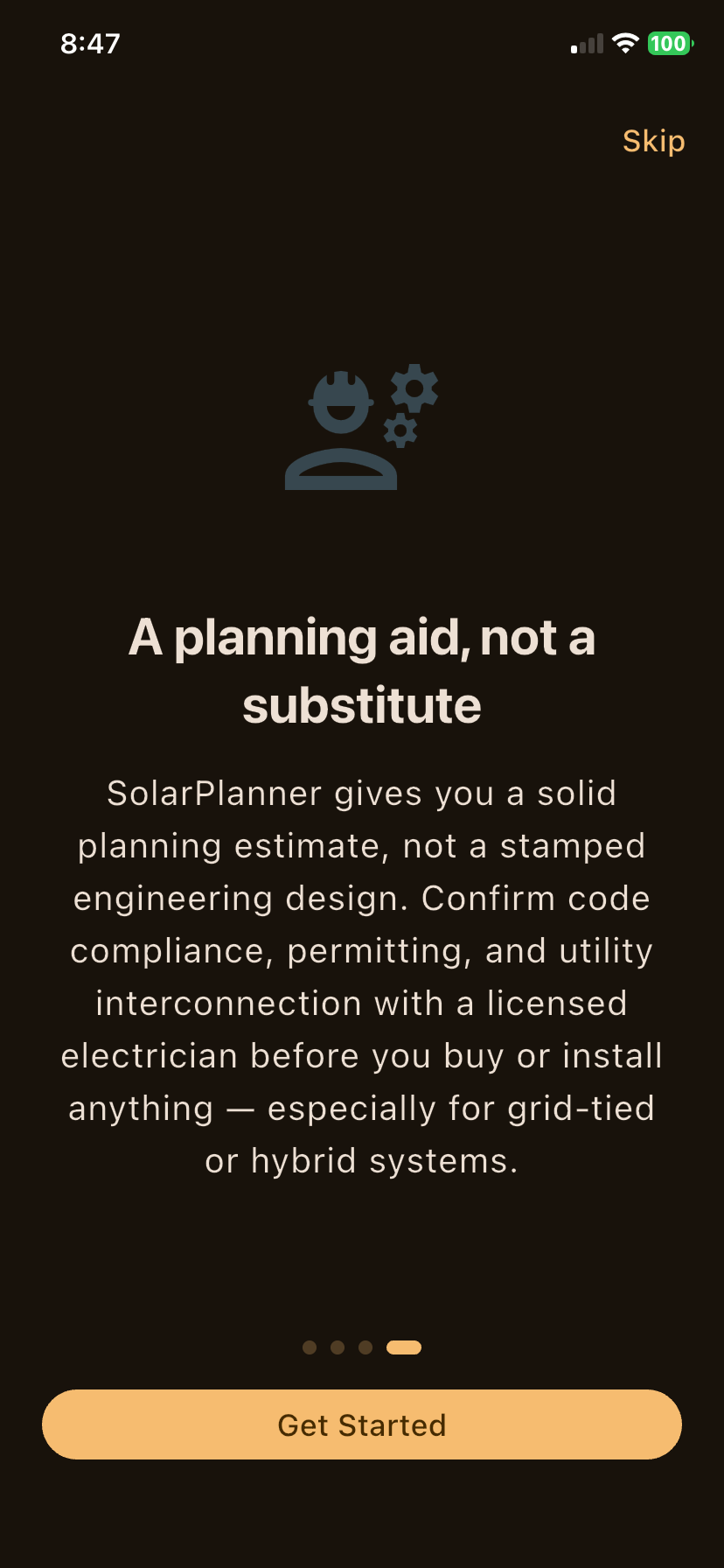Planning aid disclaimer