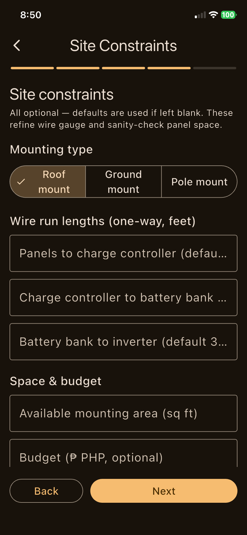 Site Constraints & Wire Runs
