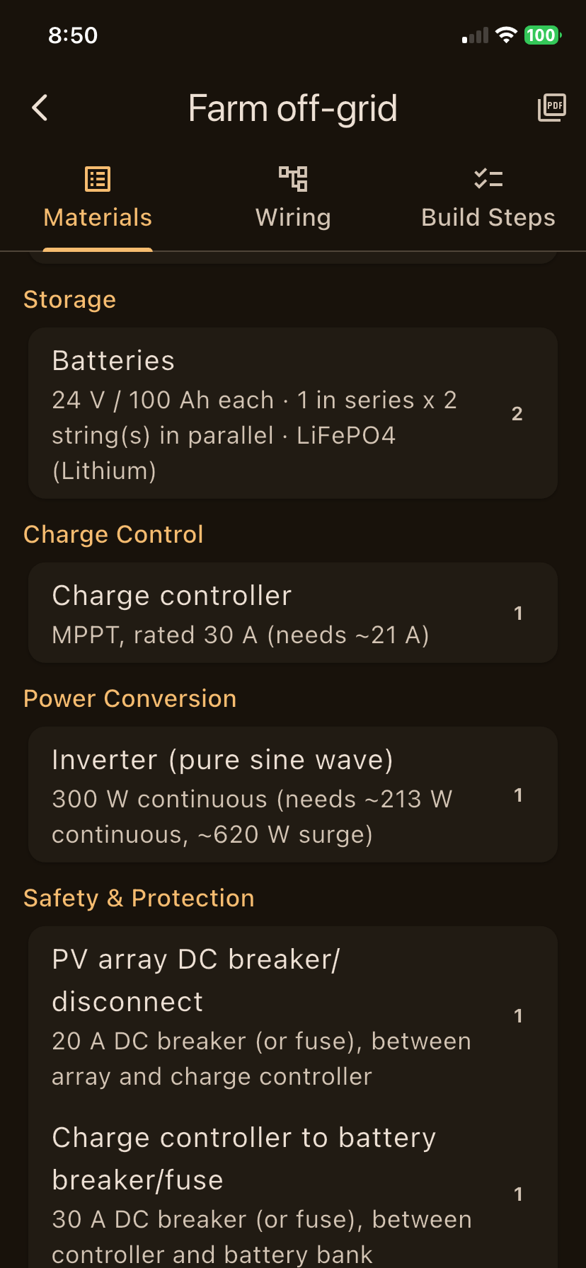 Storage & Charge Controllers